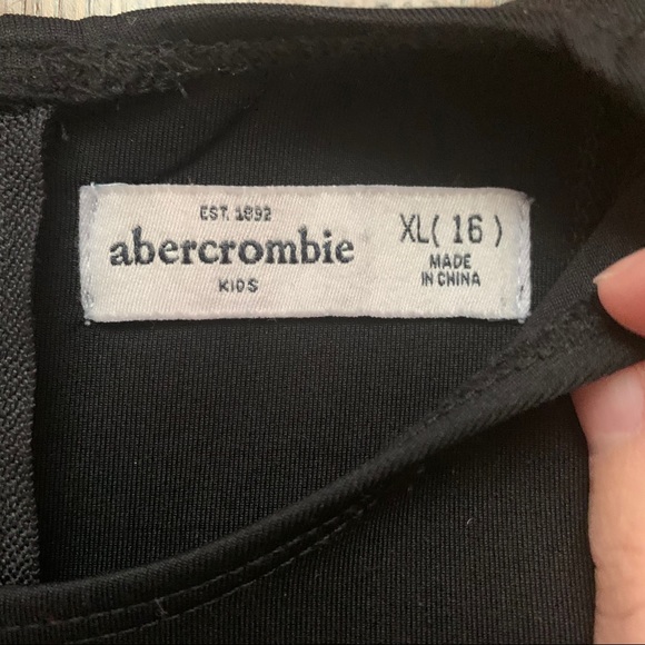 Abercrombie Black Dress size XL (16) kids - Picture 2 of 3